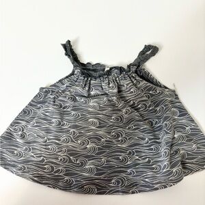 Rylee + Cru ocean grey storm tank top 3-6 mo new